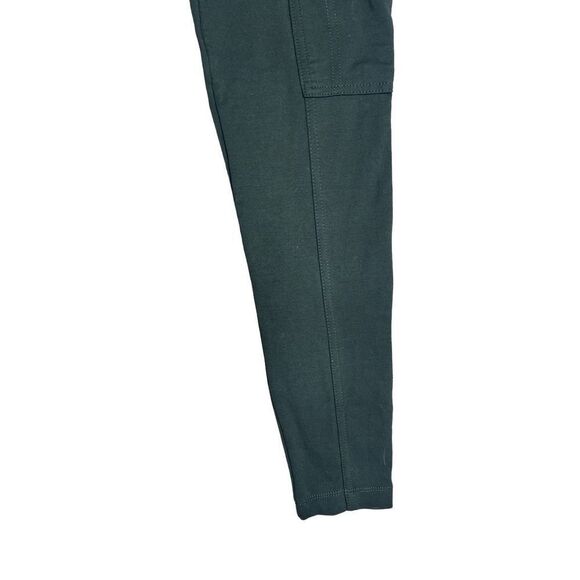 LOFT green cargo pants / leggings with seam down front and back - size 0 - Picture 3 of 15